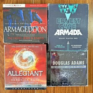 Lot of 4 SCIENCE FICTION Unabridged and Abridged Audio Books on CD NEW